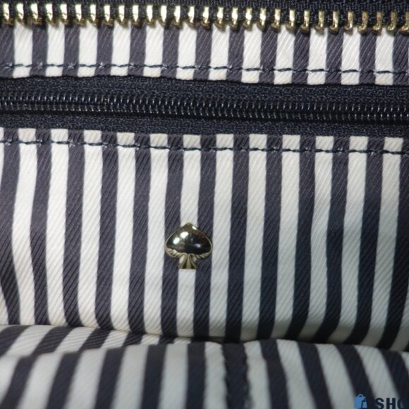 Kate Spade Walker Charcoal Wool Tate Handbag~Rare~Vintage~Classic - Picture 4 of 9